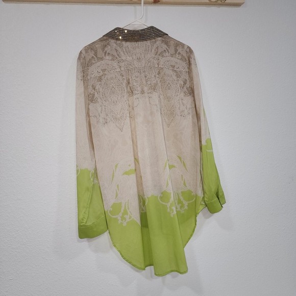 Chicos Button-up Shirt Size 2 - Picture 8 of 9